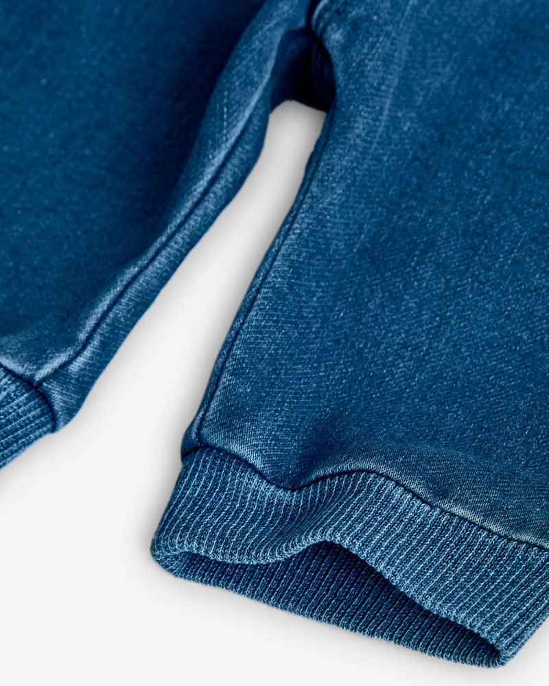 BOBOLI Denim trousers knit for baby boy -BCI - 132174 BOBOLI Denim trousers knit for baby boy -BCI - 132174