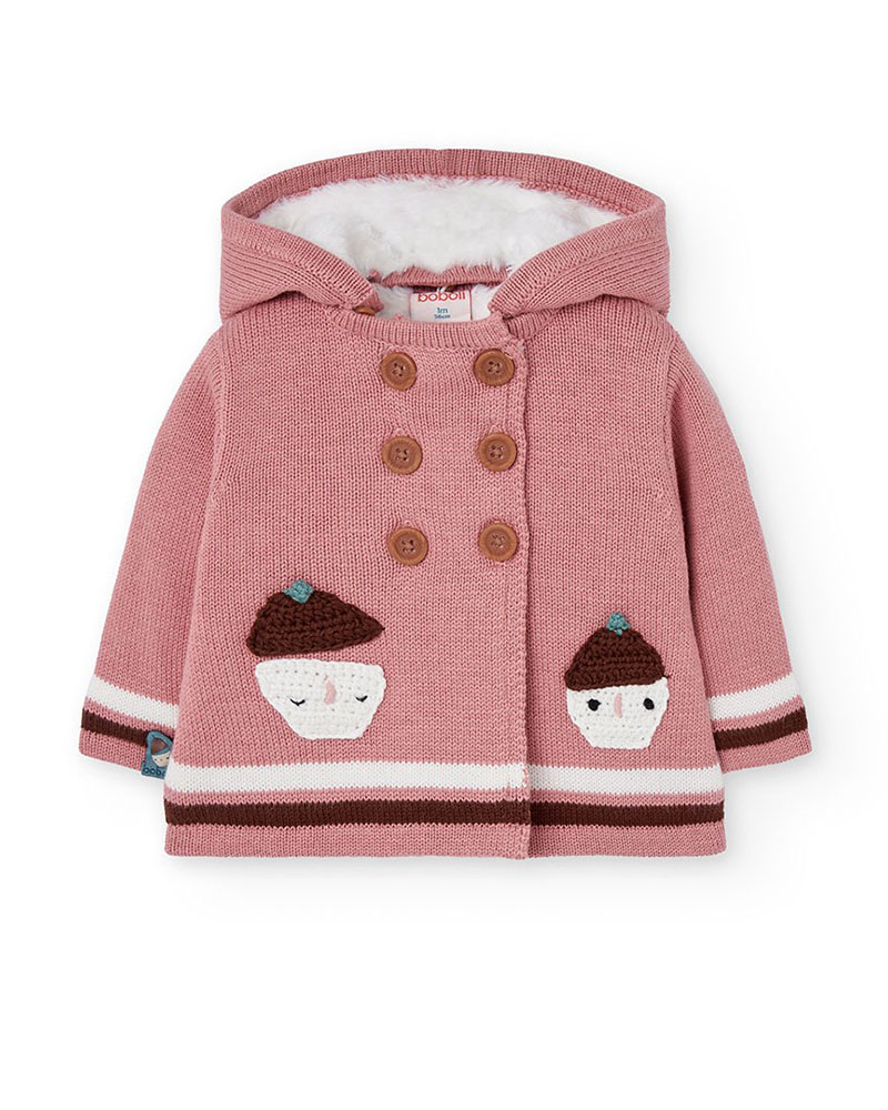 BOBOLI Knitwear jacket for baby girl -BCI - 142120 BOBOLI Knitwear jacket for baby girl -BCI - 142120