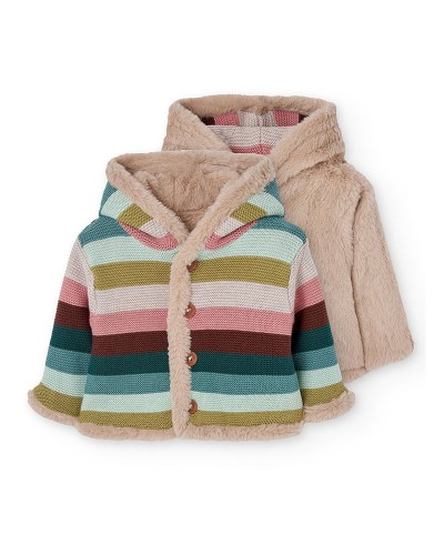 BOBOLI Jacket reversible for baby -BCI - 142030 BOBOLI Jacket reversible for baby -BCI - 142030