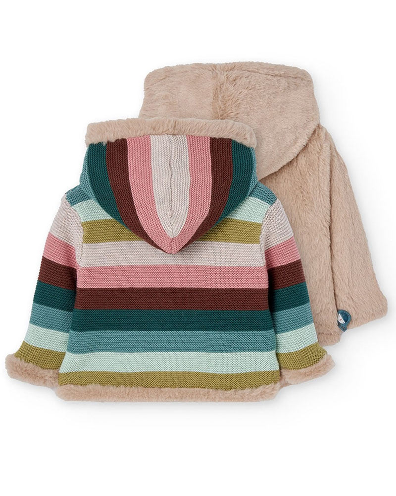 BOBOLI Jacket reversible for baby -BCI - 142030 BOBOLI Jacket reversible for baby -BCI - 142030