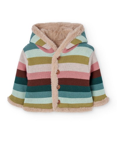 BOBOLI Jacket reversible for baby -BCI - 142030 BOBOLI Jacket reversible for baby -BCI - 142030