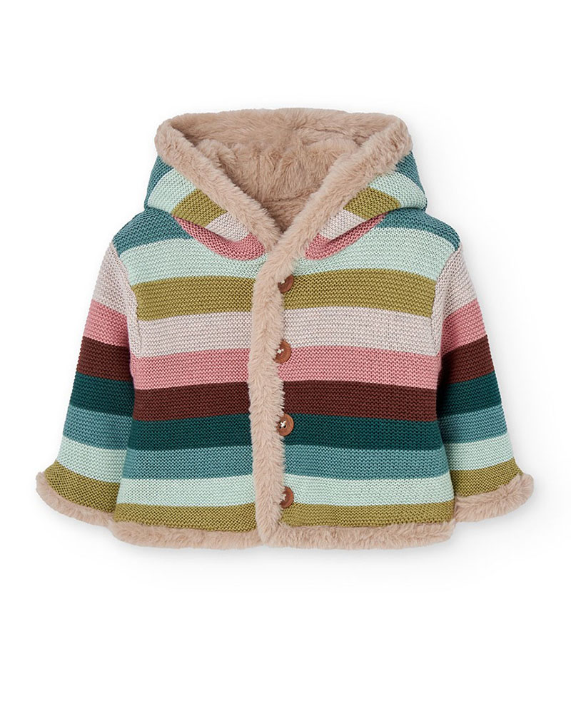 BOBOLI Jacket reversible for baby -BCI - 142030 BOBOLI Jacket reversible for baby -BCI - 142030