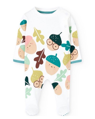 BOBOLI Interlock play suit for baby -BCI - 142074