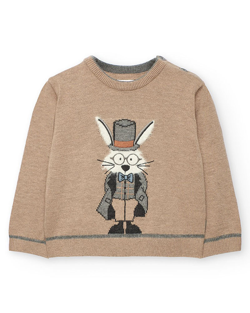 BOBOLI Knitwear pullover for baby boy -BCI - 712044 BOBOLI Knitwear pullover for baby boy -BCI - 712044