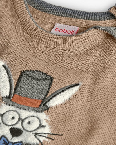 BOBOLI Knitwear pullover for baby boy -BCI - 712044 BOBOLI Knitwear pullover for baby boy -BCI - 712044