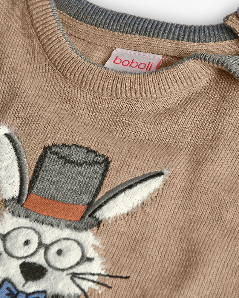 BOBOLI Knitwear pullover for baby boy -BCI - 712044 BOBOLI Knitwear pullover for baby boy -BCI - 712044