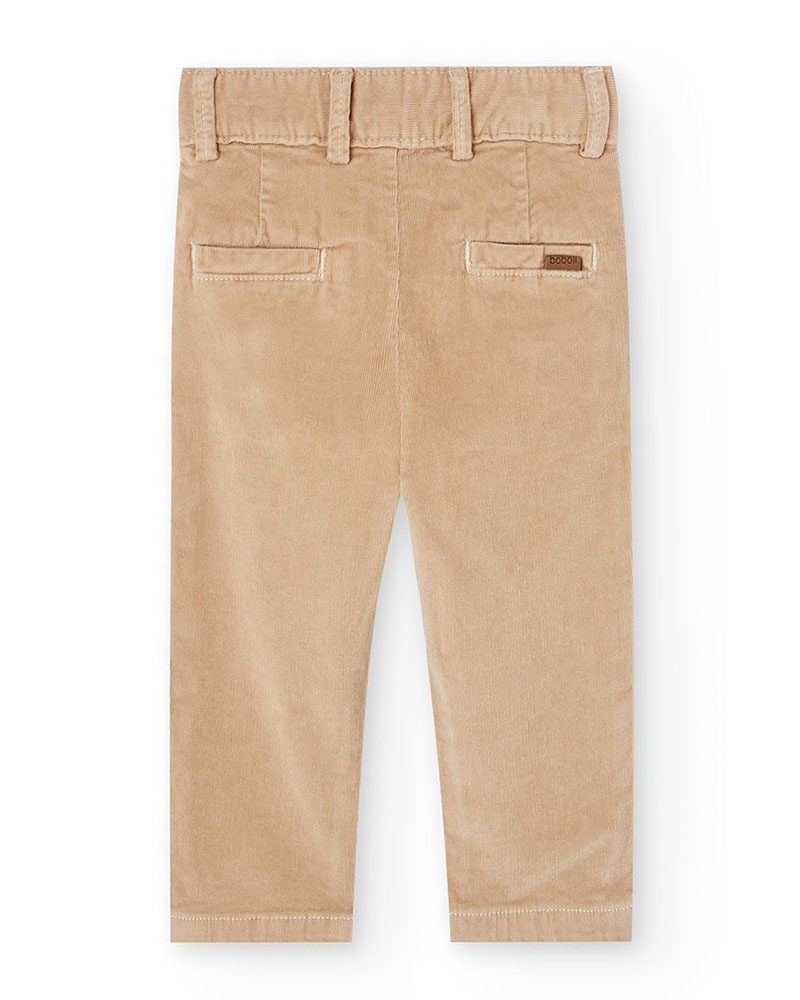 BOBOLI Microcorduroy trousers for baby boy -BCI - 712033 BOBOLI Microcorduroy trousers for baby boy -BCI - 712033