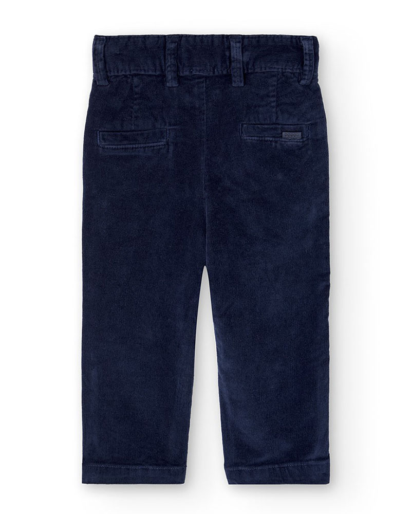 BOBOLI Microcorduroy trousers for baby boy -BCI - 712033 BOBOLI Microcorduroy trousers for baby boy -BCI - 712033