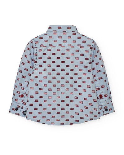 BOBOLI Oxford long sleeves shirt for baby -BCI - 712224 BOBOLI Oxford long sleeves shirt for baby -BCI - 712224