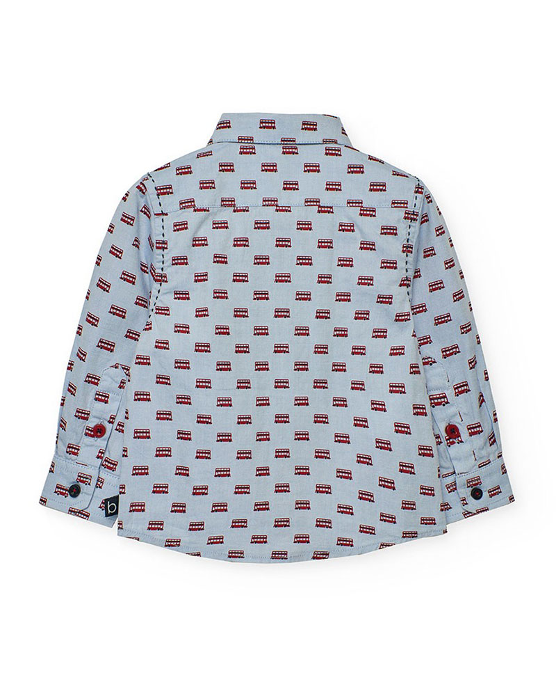 BOBOLI Oxford long sleeves shirt for baby -BCI - 712224 BOBOLI Oxford long sleeves shirt for baby -BCI - 712224