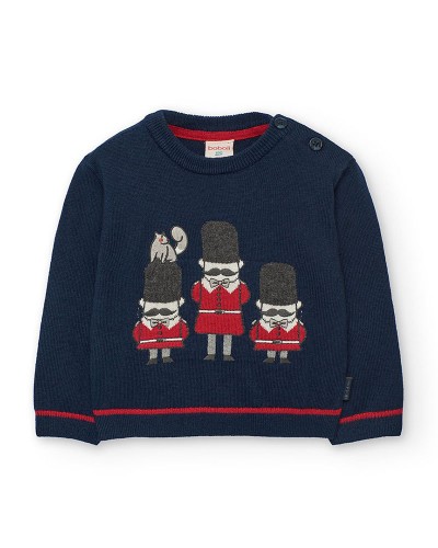 BOBOLI Knitwear pullover for baby boy -BCI - 712190