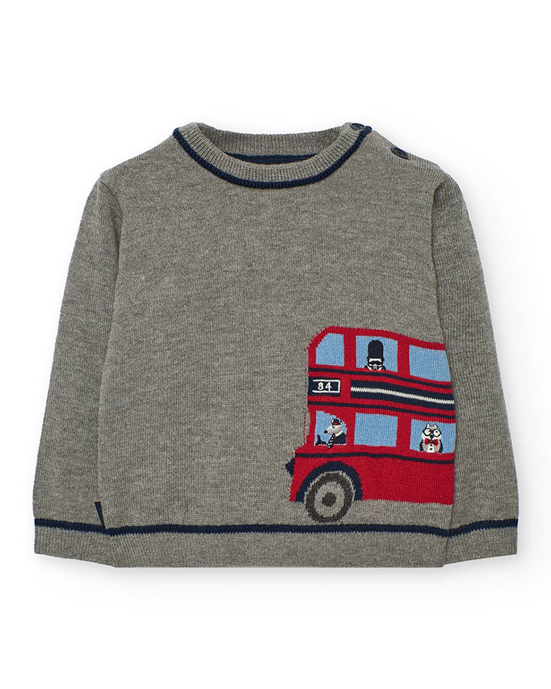 BOBOLI Knitwear pullover for baby boy -BCI - 712213 BOBOLI Knitwear pullover for baby boy -BCI - 712213