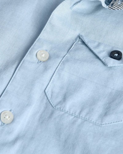 BOBOLI Oxford long sleeves shirt for baby -BCI - 712358