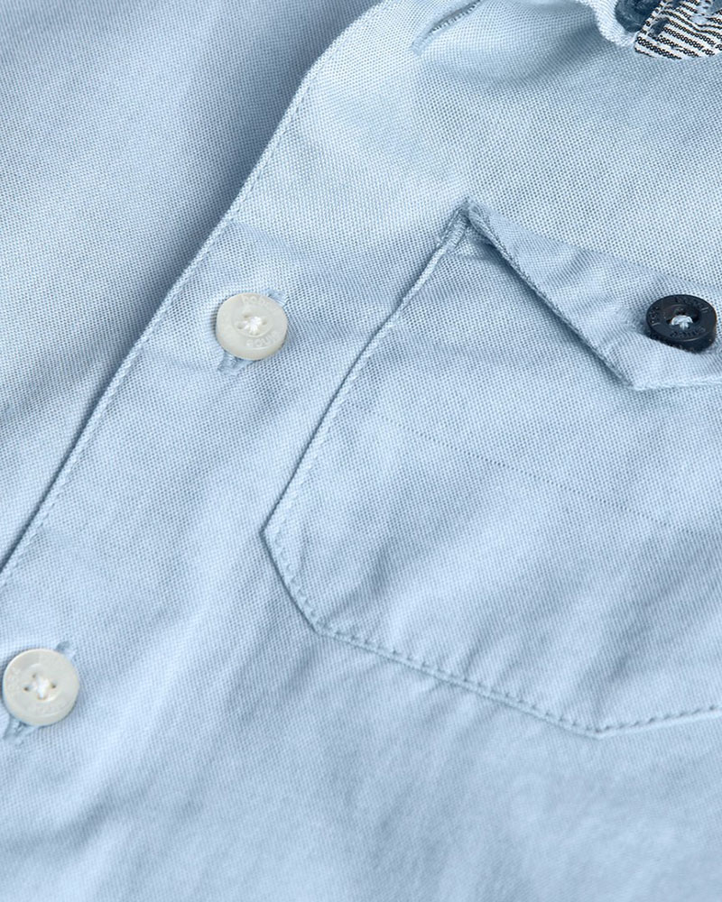 BOBOLI Oxford long sleeves shirt for baby -BCI - 712358