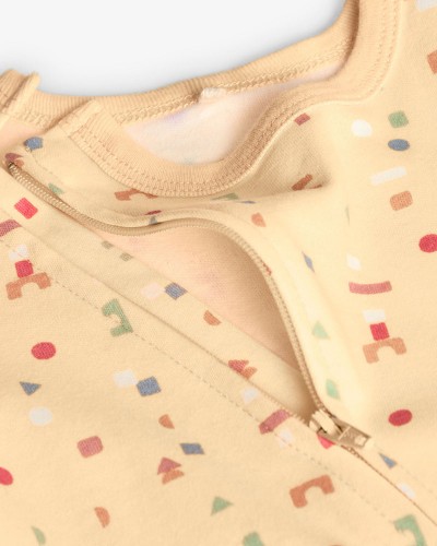BOBOLI Interlock play suit printed for baby -BCI - 192057