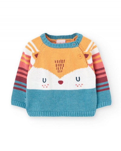 BOBOLI Knitwear pullover for baby boy -BCI - 132152