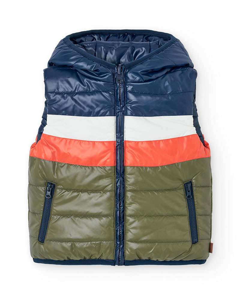 BOBOLI Vest reversible for boy - 522133 BOBOLI Vest reversible for boy - 522133