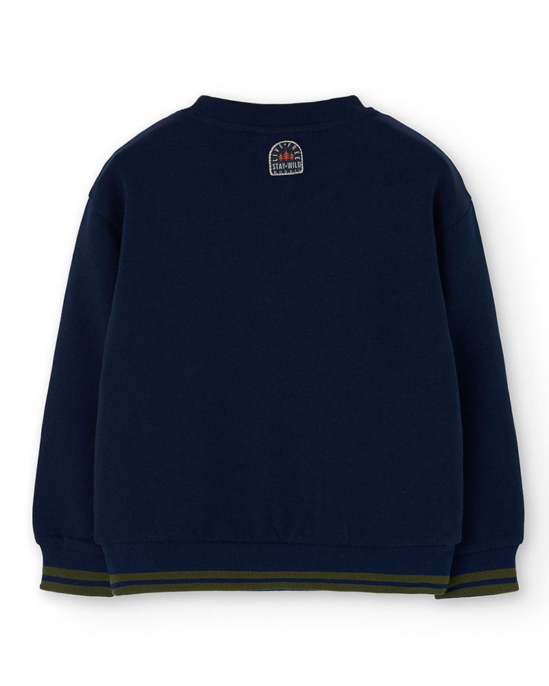 BOBOLI Fleece sweatshirt for boy -BCI - 522111