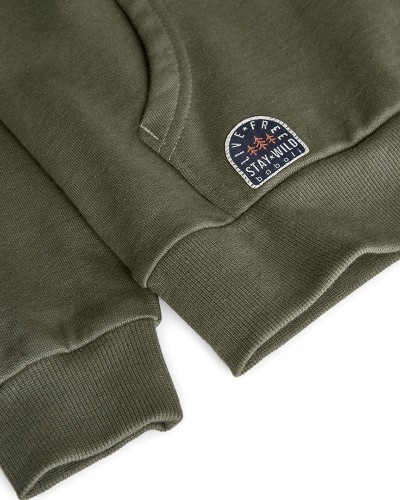 BOBOLI Fleece with hood sweatshirt for boy -BCI - 522122