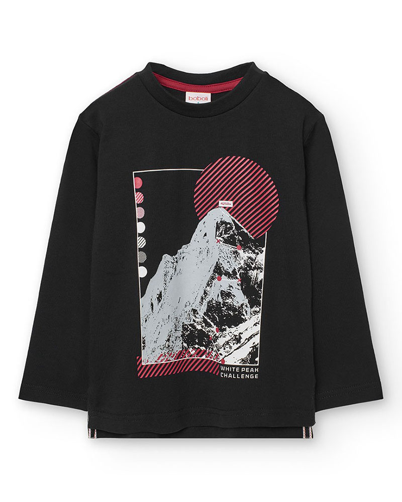BOBOLI Knit t-Shirt for boy -BCI - 532033