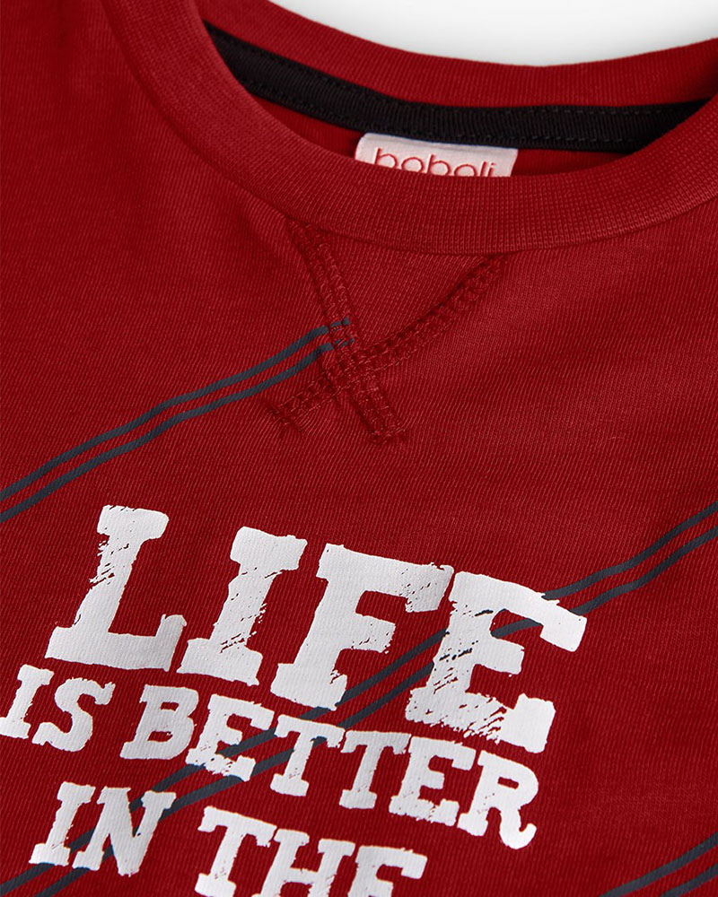 BOBOLI Knit t-Shirt for boy -BCI - 532077