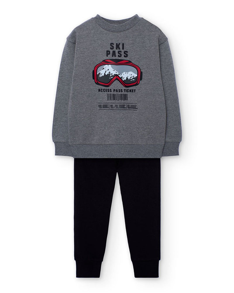 BOBOLI Set fleece for boy -BCI - 532145