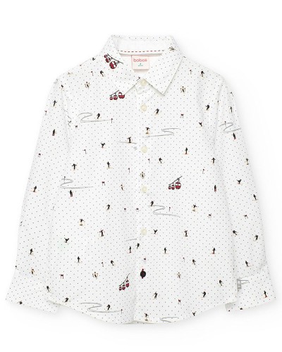 BOBOLI Poplin shirt printed for boy -BCI - 732305 BOBOLI Poplin shirt printed for boy -BCI - 732305