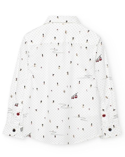 BOBOLI Poplin shirt printed for boy -BCI - 732305 BOBOLI Poplin shirt printed for boy -BCI - 732305
