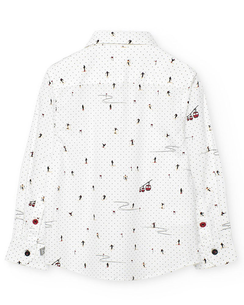 BOBOLI Poplin shirt printed for boy -BCI - 732305 BOBOLI Poplin shirt printed for boy -BCI - 732305