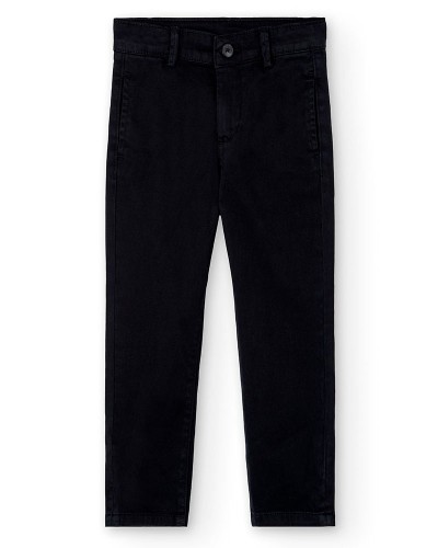 BOBOLI Stretch satin trousers for boy -BCI - 732013 BOBOLI Stretch satin trousers for boy -BCI - 732013