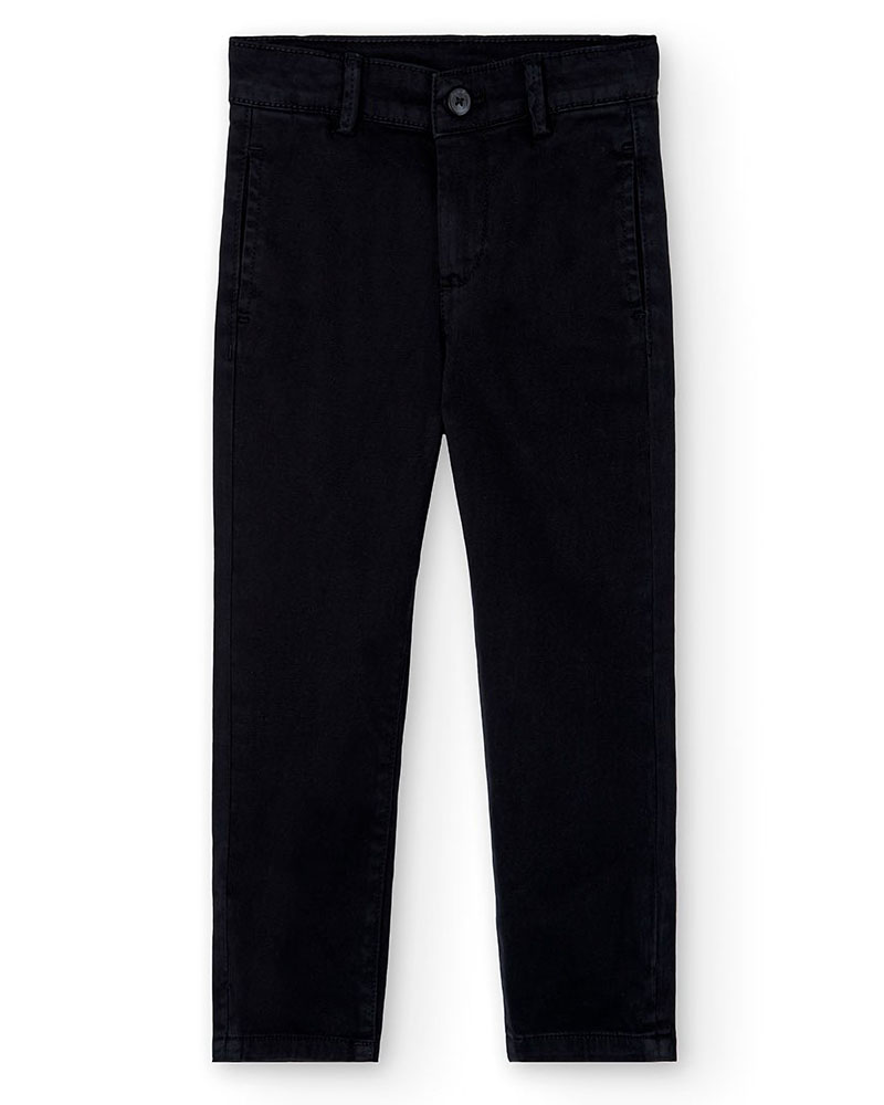 BOBOLI Stretch satin trousers for boy -BCI - 732013 BOBOLI Stretch satin trousers for boy -BCI - 732013