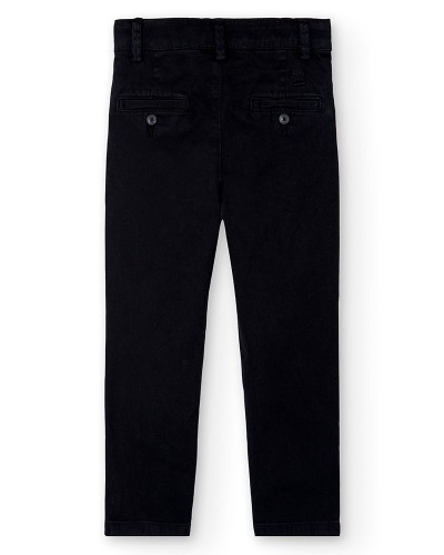 BOBOLI Stretch satin trousers for boy -BCI - 732013 BOBOLI Stretch satin trousers for boy -BCI - 732013
