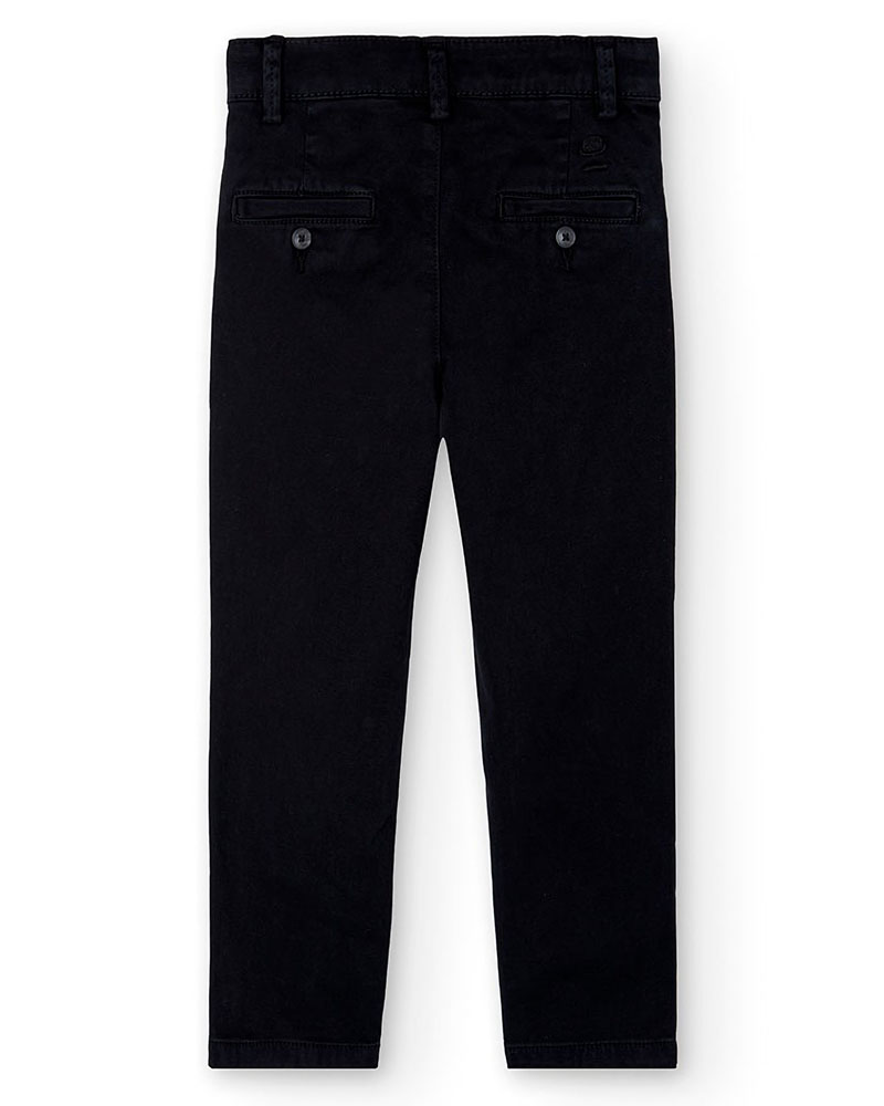 BOBOLI Stretch satin trousers for boy -BCI - 732013 BOBOLI Stretch satin trousers for boy -BCI - 732013