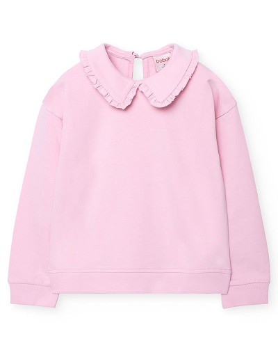BOBOLI Fleece stretch sweatshirt for girl -BCI - 402163 BOBOLI Fleece stretch sweatshirt for girl -BCI - 402163