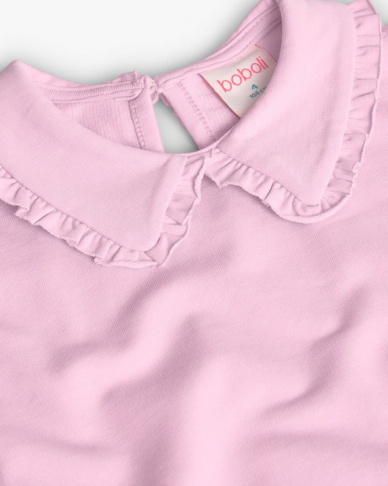 BOBOLI Fleece stretch sweatshirt for girl -BCI - 402163 BOBOLI Fleece stretch sweatshirt for girl -BCI - 402163