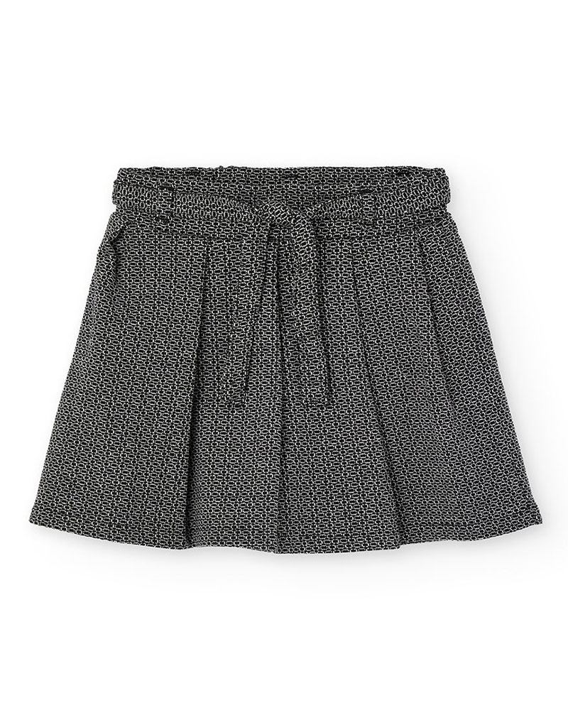 BOBOLI Knit skirt jacquard for girl -BCI - 402107