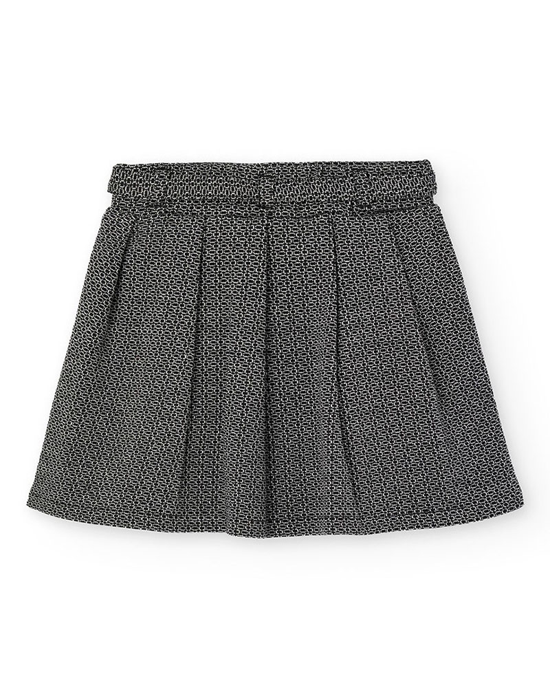 BOBOLI Knit skirt jacquard for girl -BCI - 402107