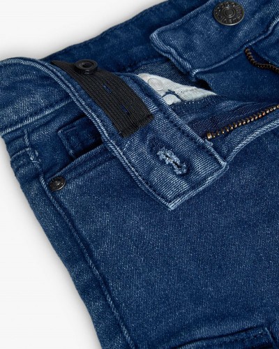 BOBOLI Denim stretch trousers for girl -BCI - 432010