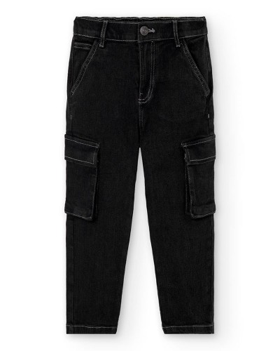 BOBOLI Denim stretch trousers for boy -BCI - 522021