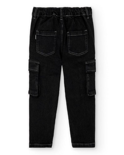 BOBOLI Denim stretch trousers for boy -BCI - 522021