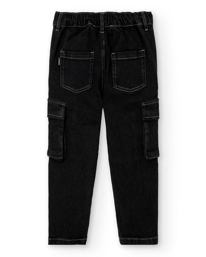 BOBOLI Denim stretch trousers for boy -BCI - 522021