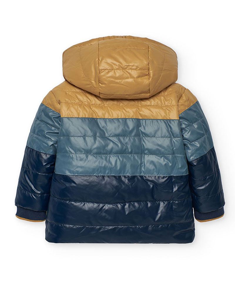 BOBOLI Reversible parka for baby boy - 302173