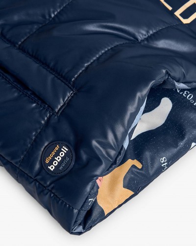 BOBOLI Reversible parka for baby boy - 302173