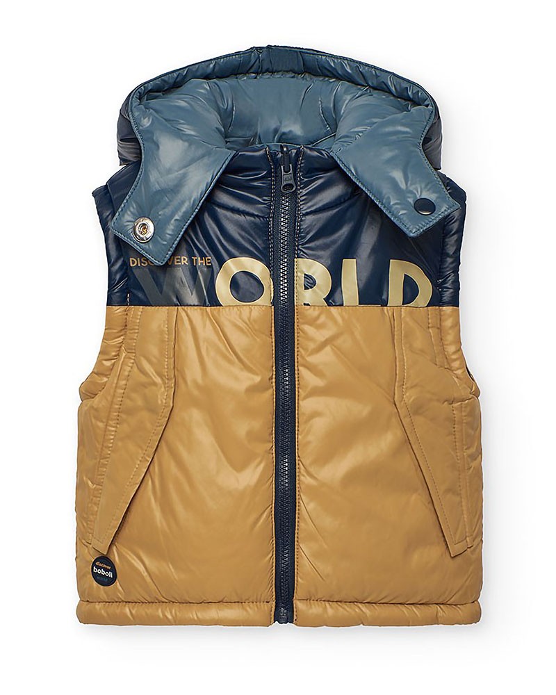 BOBOLI Vest reversible for baby boy - 302162