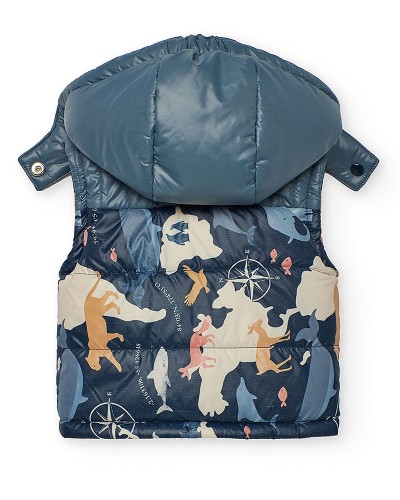 BOBOLI Vest reversible for baby boy - 302162