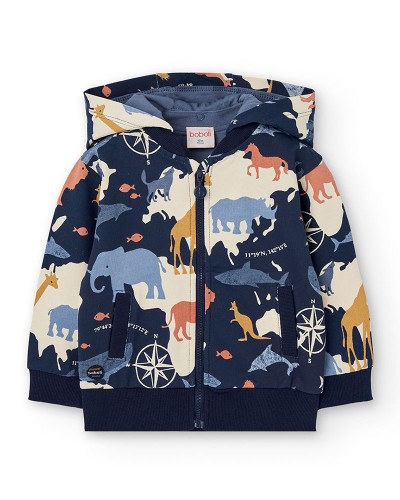 BOBOLI Fleece jacket printed for baby -BCI - 302151 BOBOLI Fleece jacket printed for baby -BCI - 302151