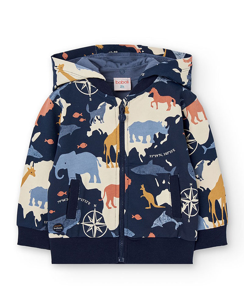 BOBOLI Fleece jacket printed for baby -BCI - 302151 BOBOLI Fleece jacket printed for baby -BCI - 302151