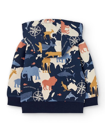BOBOLI Fleece jacket printed for baby -BCI - 302151 BOBOLI Fleece jacket printed for baby -BCI - 302151