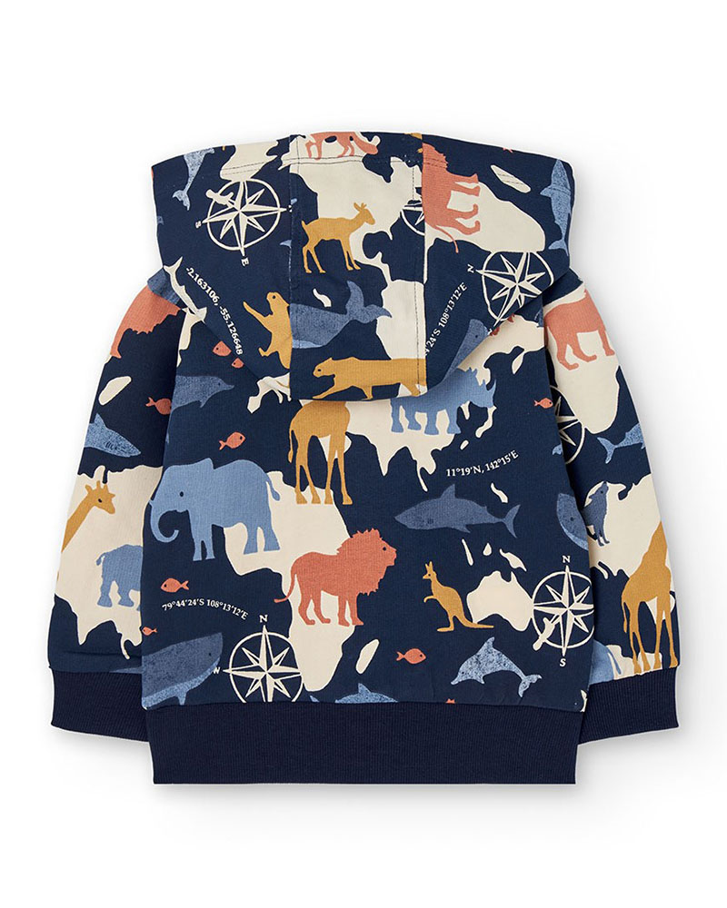 BOBOLI Fleece jacket printed for baby -BCI - 302151 BOBOLI Fleece jacket printed for baby -BCI - 302151