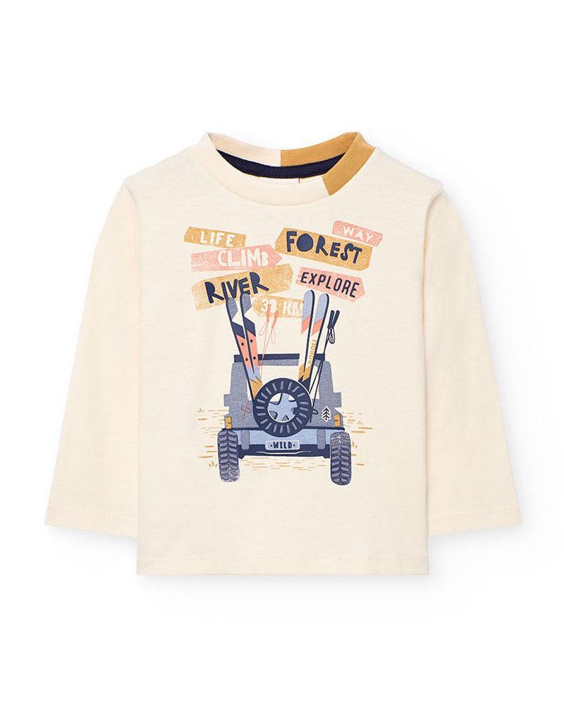 BOBOLI Knit t-Shirt for baby boy -BCI - 302140